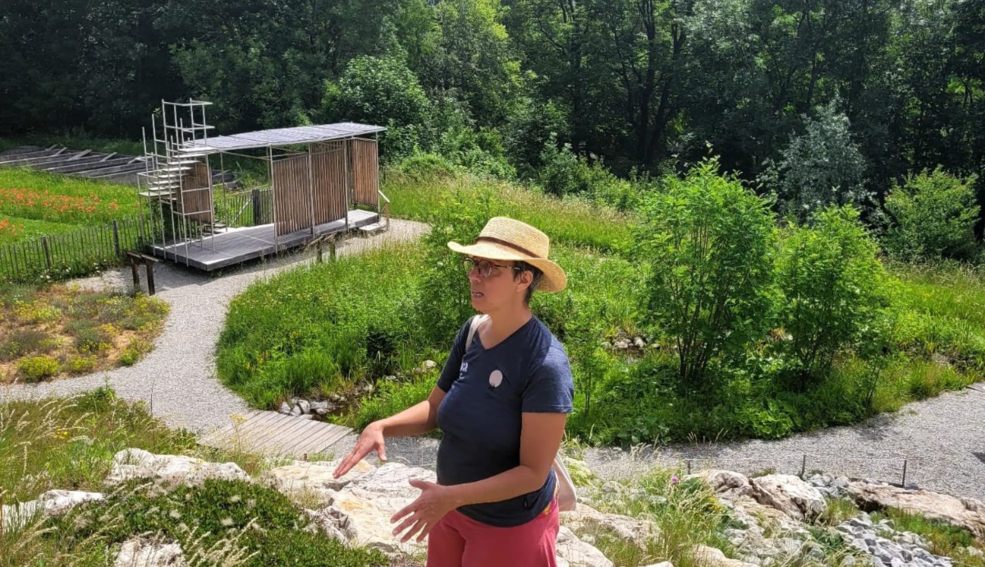 Visite guid�e � travers les paysages alpins