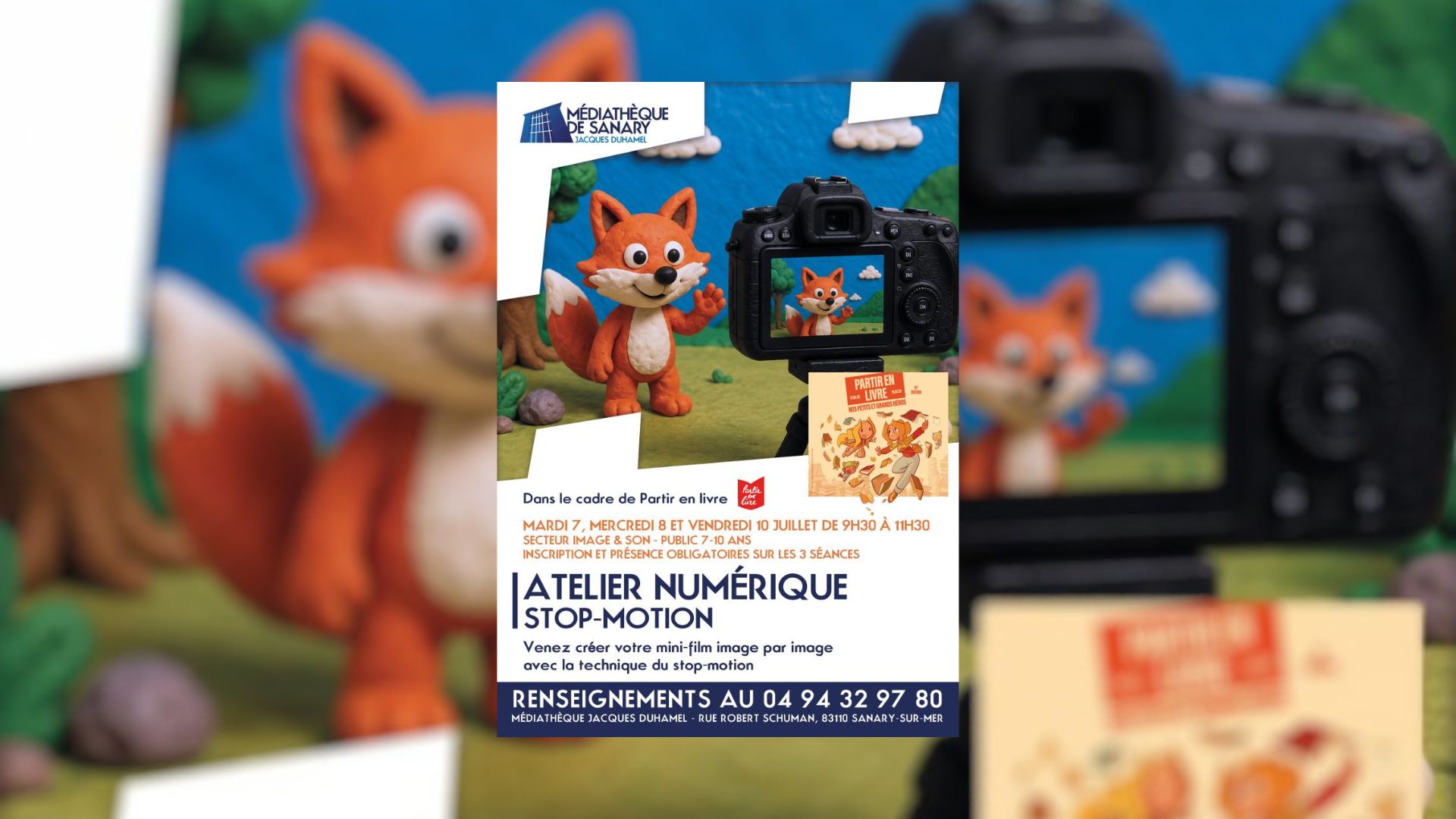 Atelier num�rique : Stop motion