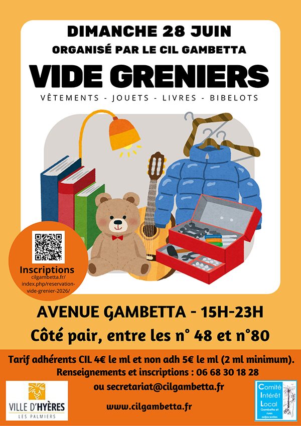 Vide-greniers avenue Gambetta