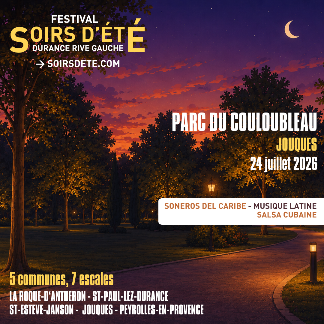 FESTIVAL � SOIRS D��T� DURANCE RIVE GAUCHE � 24 juillet : MUSIQUE LATINE & SALSA : SONEROS DEL CARIBE