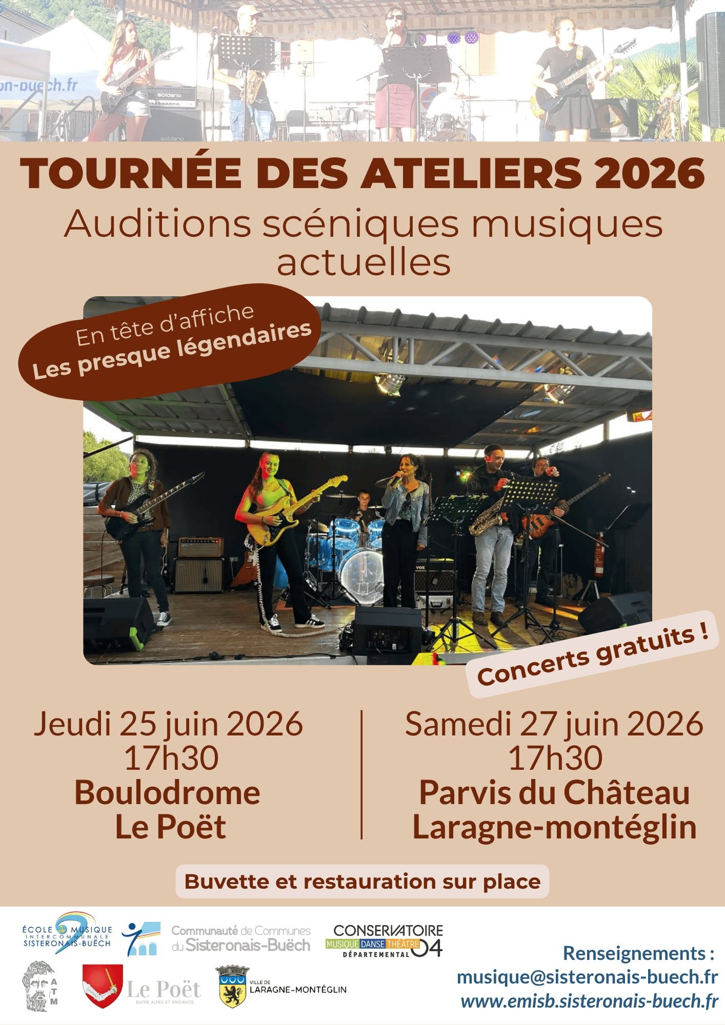 Tourn�e des ateliers 2026