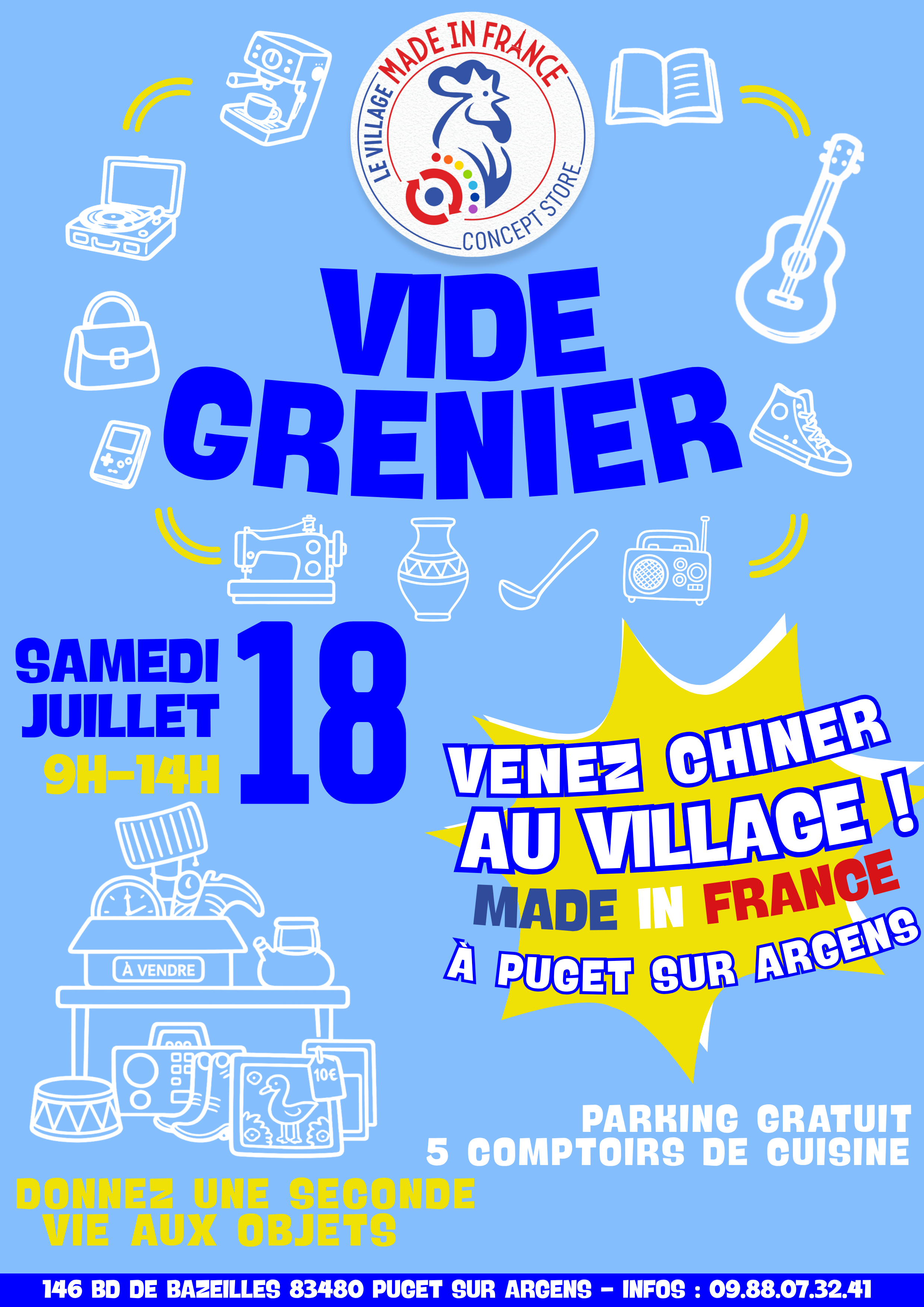 Vide grenier au Village Made in France