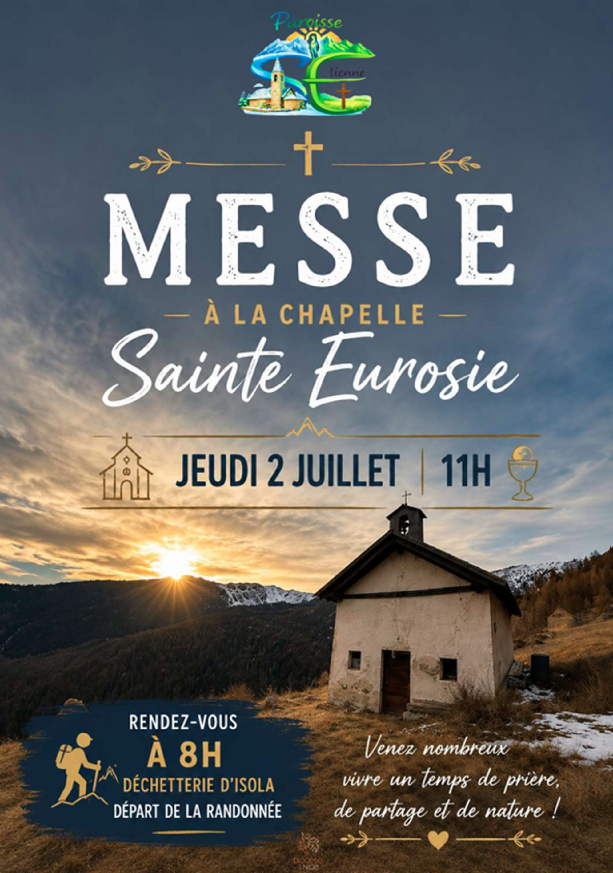Randonn�e et Messe Chapelle Ste Eurosie