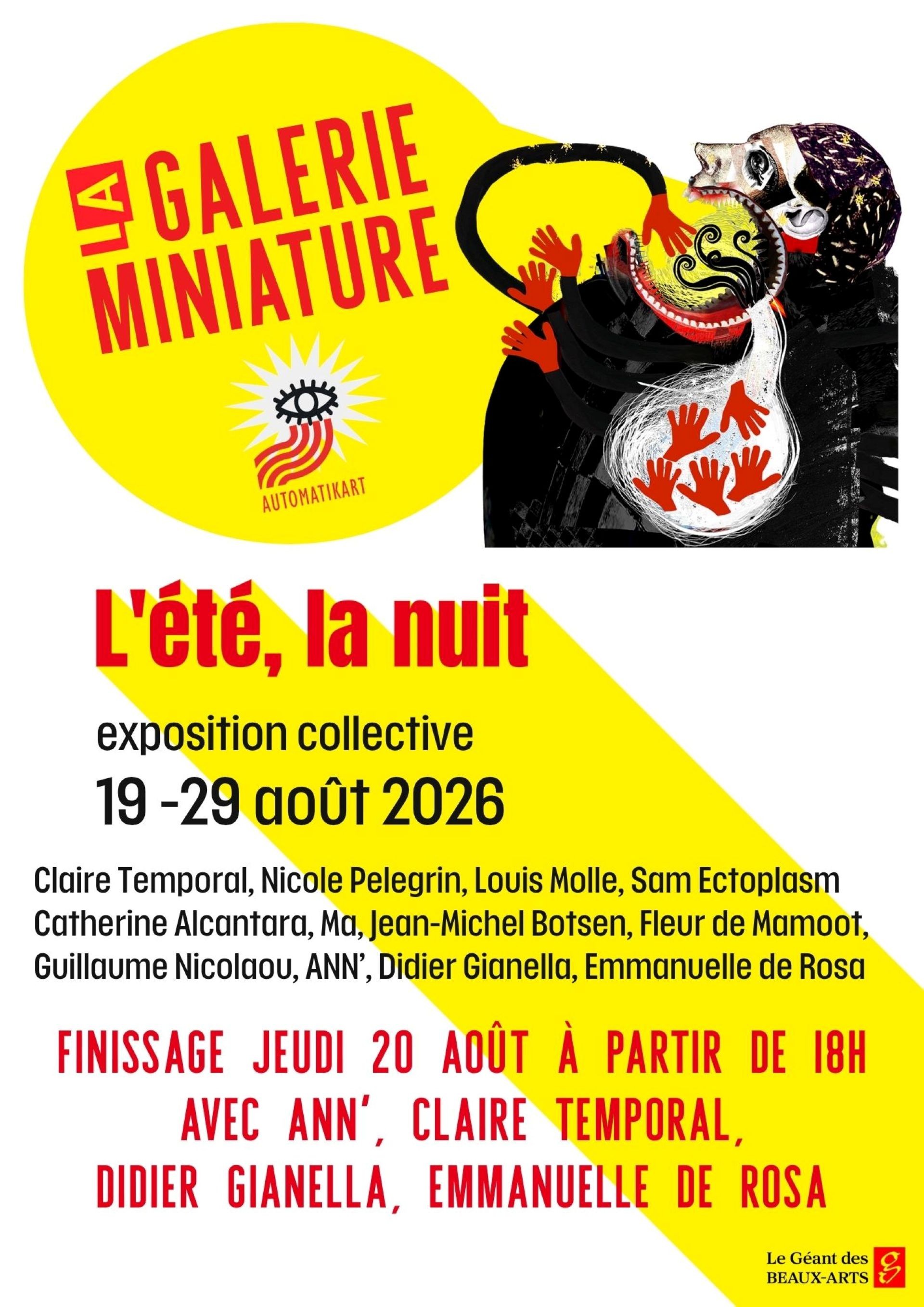 Exposition collective - L'�t�, la nuit : la reprise