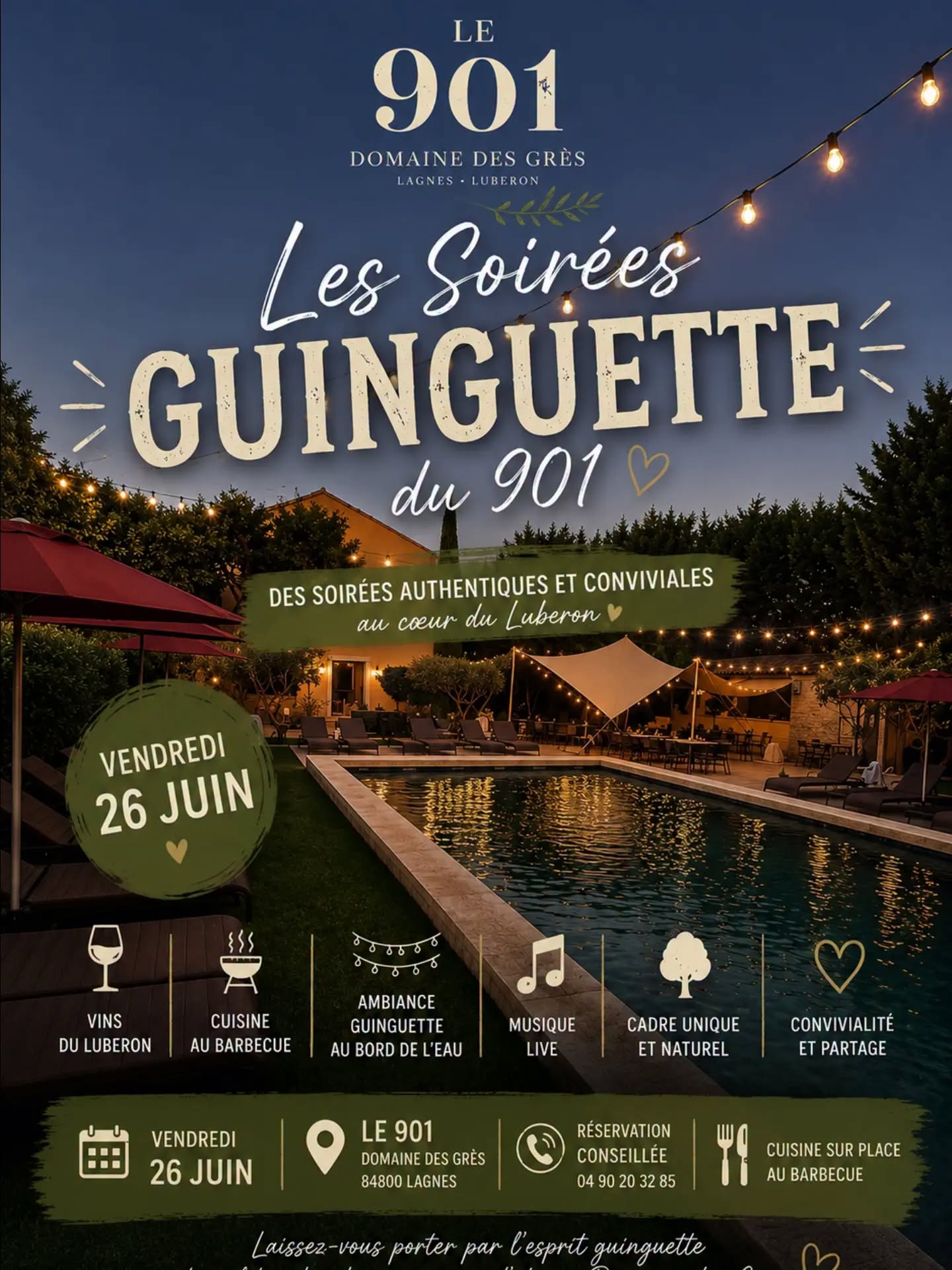 Les soir�es guinguettes du 901 !