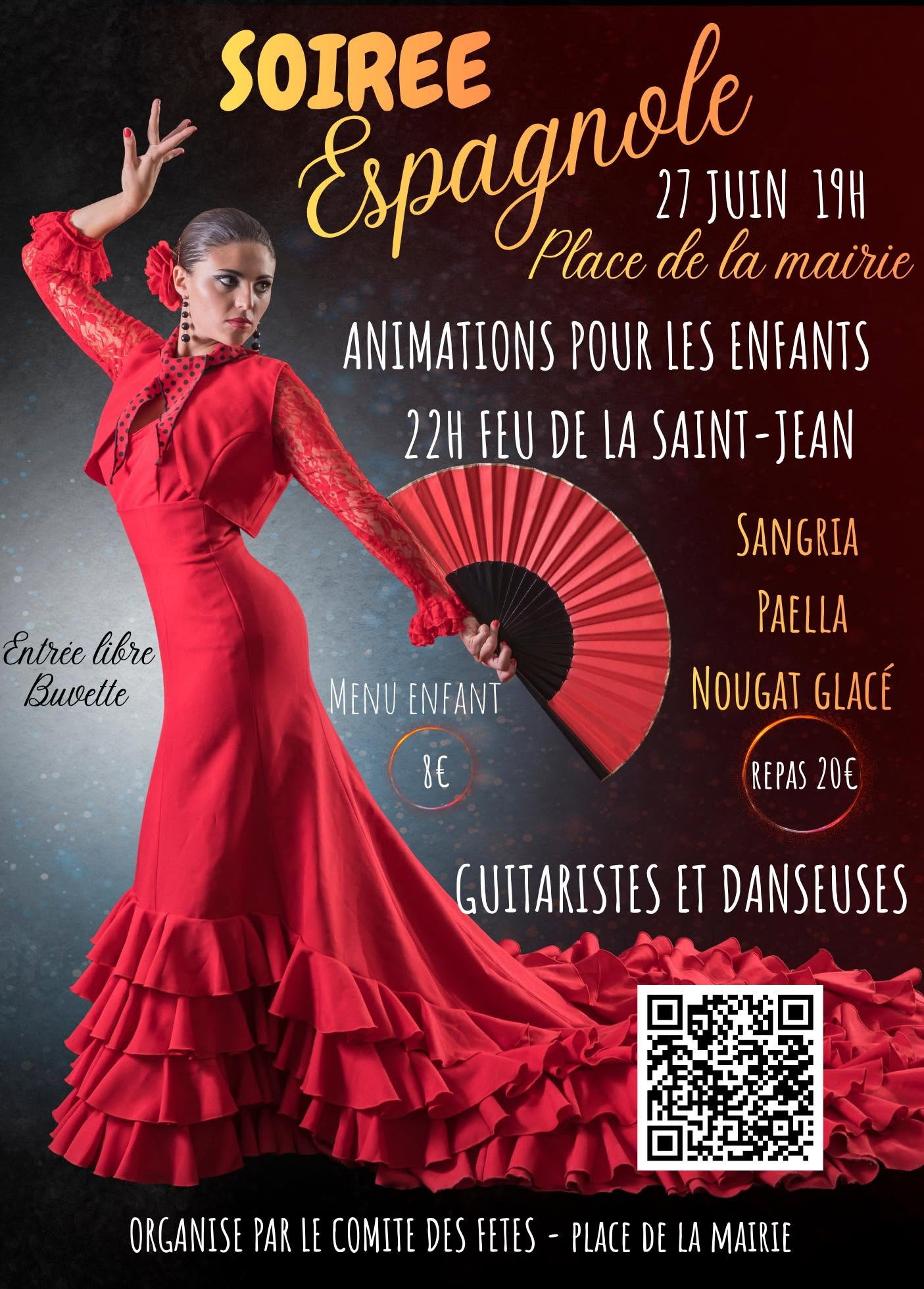 Feu de la Saint-Jean et soir�e � th�me