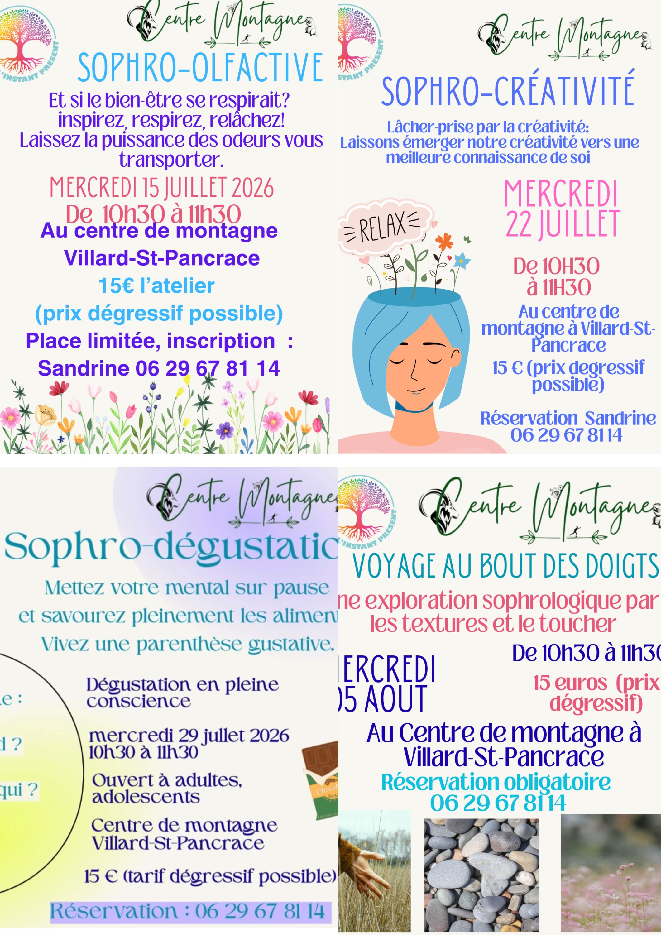 Sophrologie au Centre Montagne