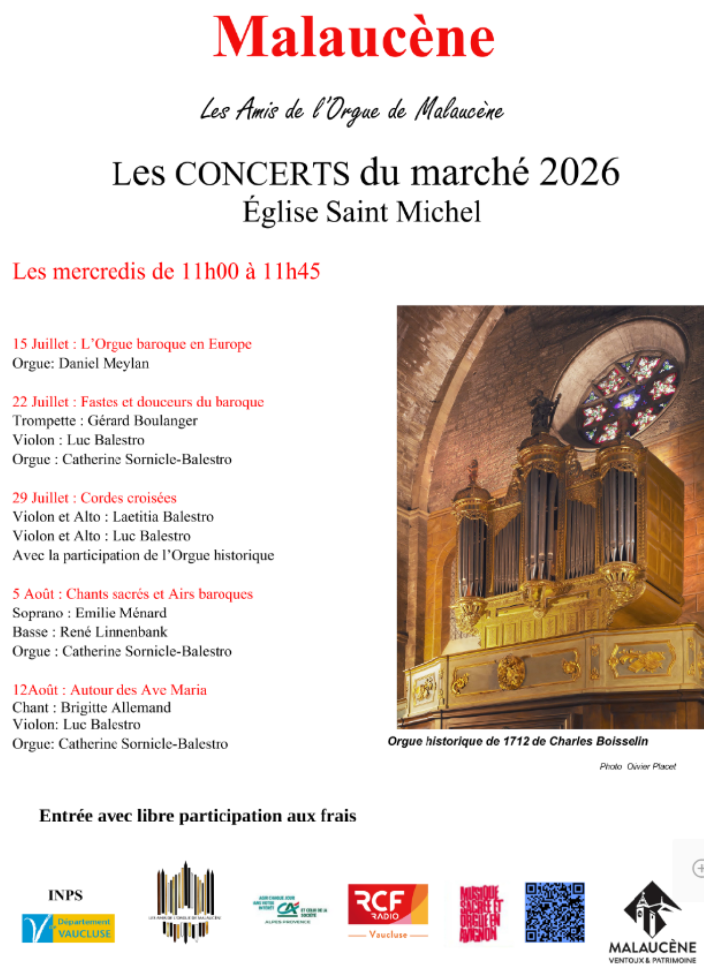 Concerts du march�