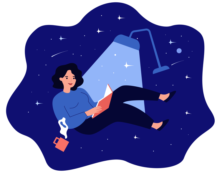 Lecture � la lampe