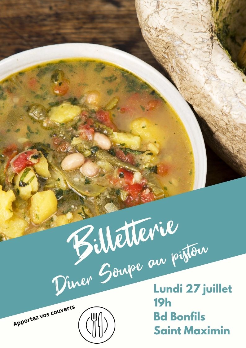 Repas : Soupe au pistou | F�tes de Sainte Marie-Madeleine