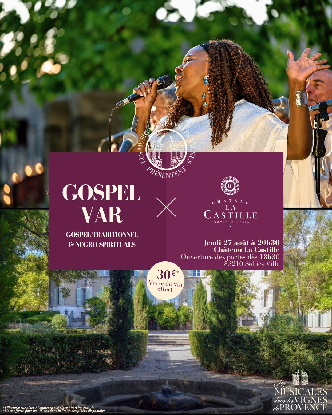 Les Musicales dans les vignes de Provence � Gospel avec GospelVar