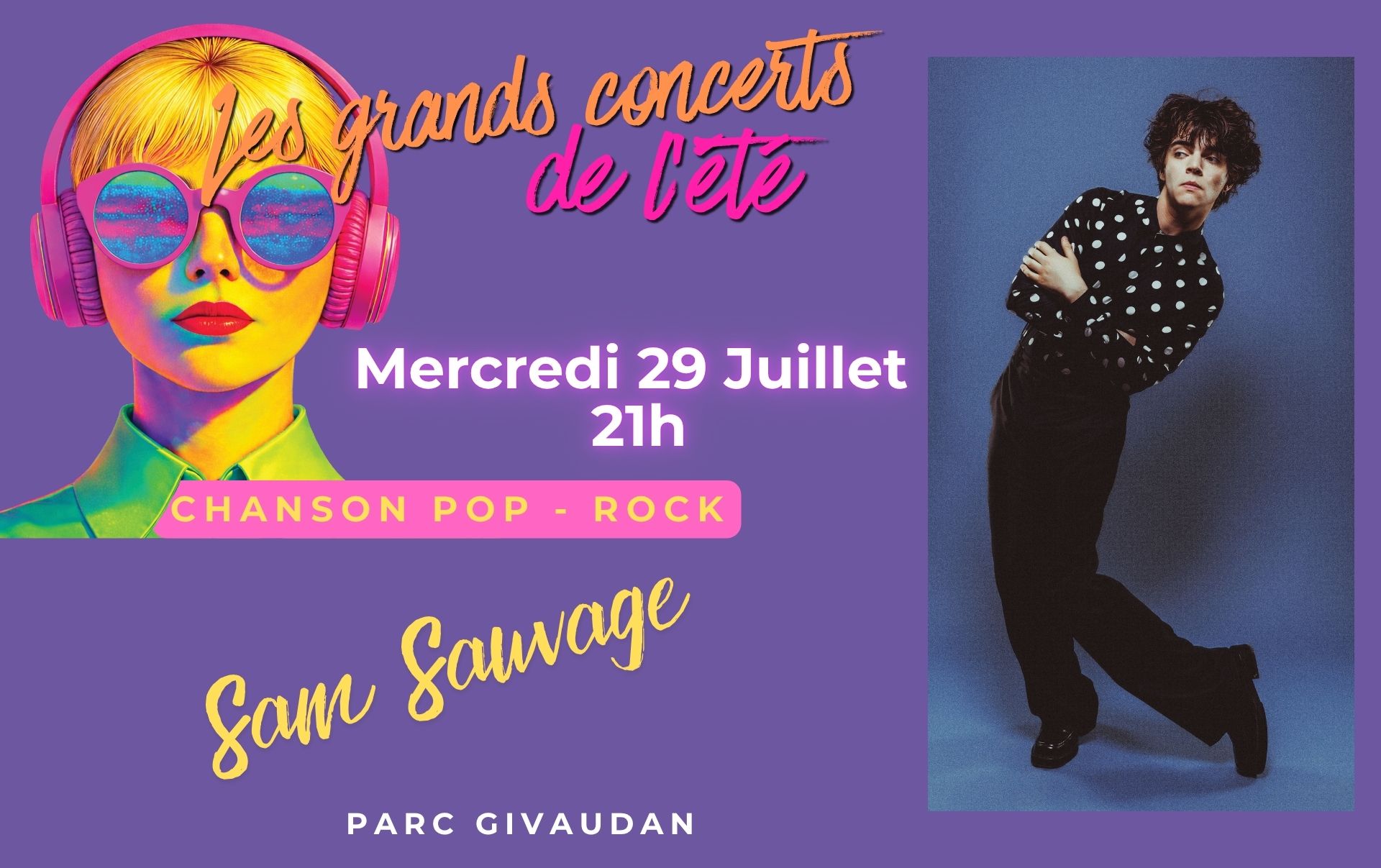 Les grands concerts de l'�t� - Sam Sauvage - Festival Eclat(s) d'�t�
