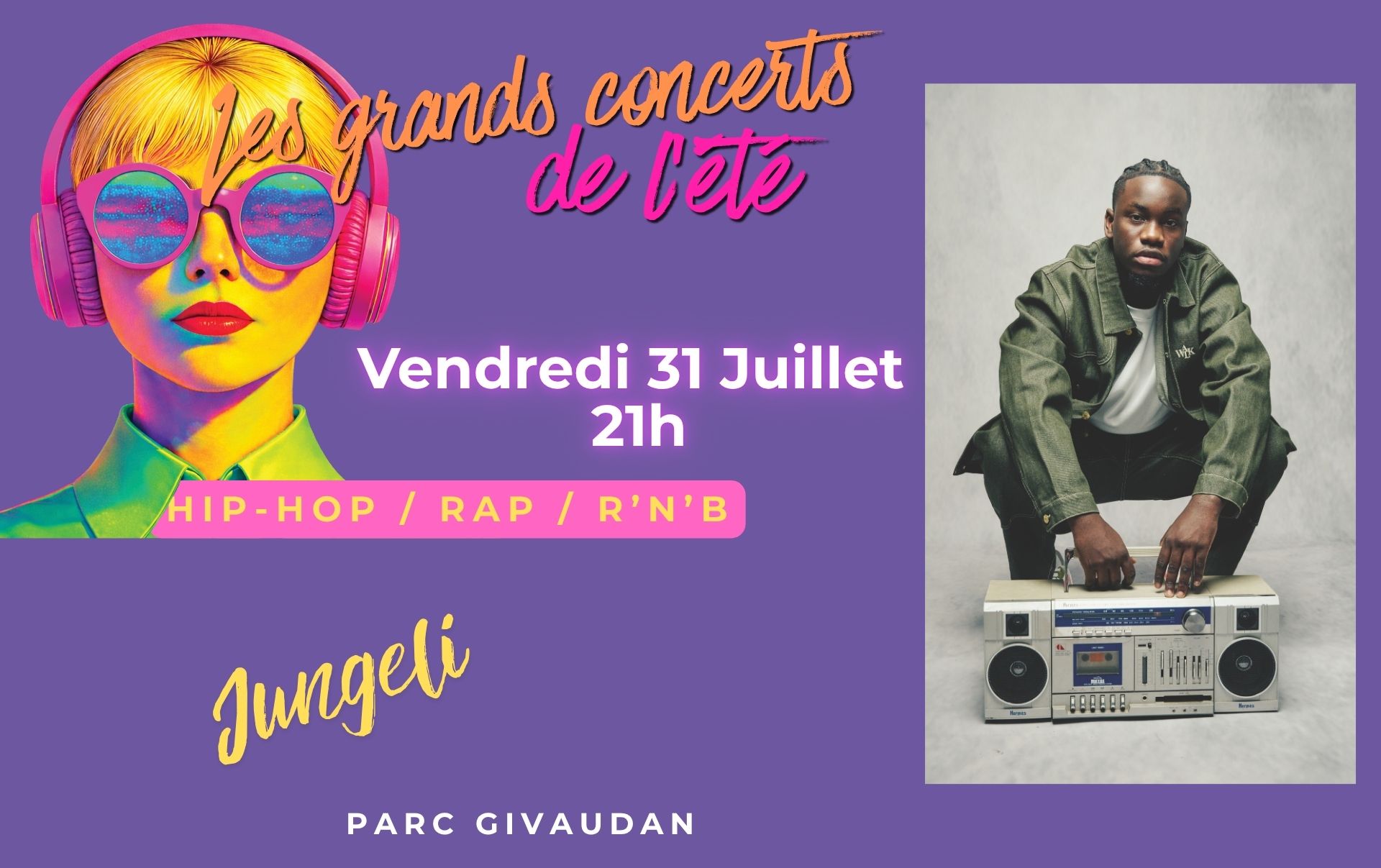 Les grands concerts de l'�t� - Jungeli - Festival Eclat(s) d'�t�