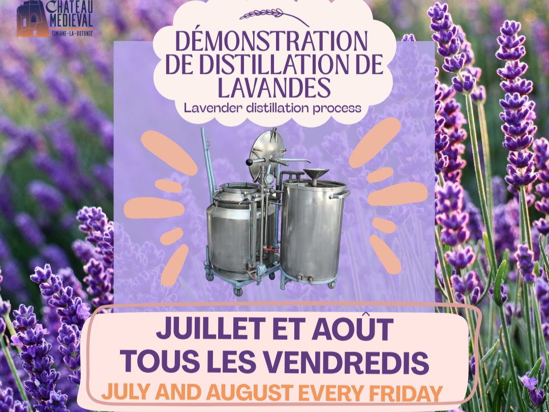 D�monstration de distillation de lavandes