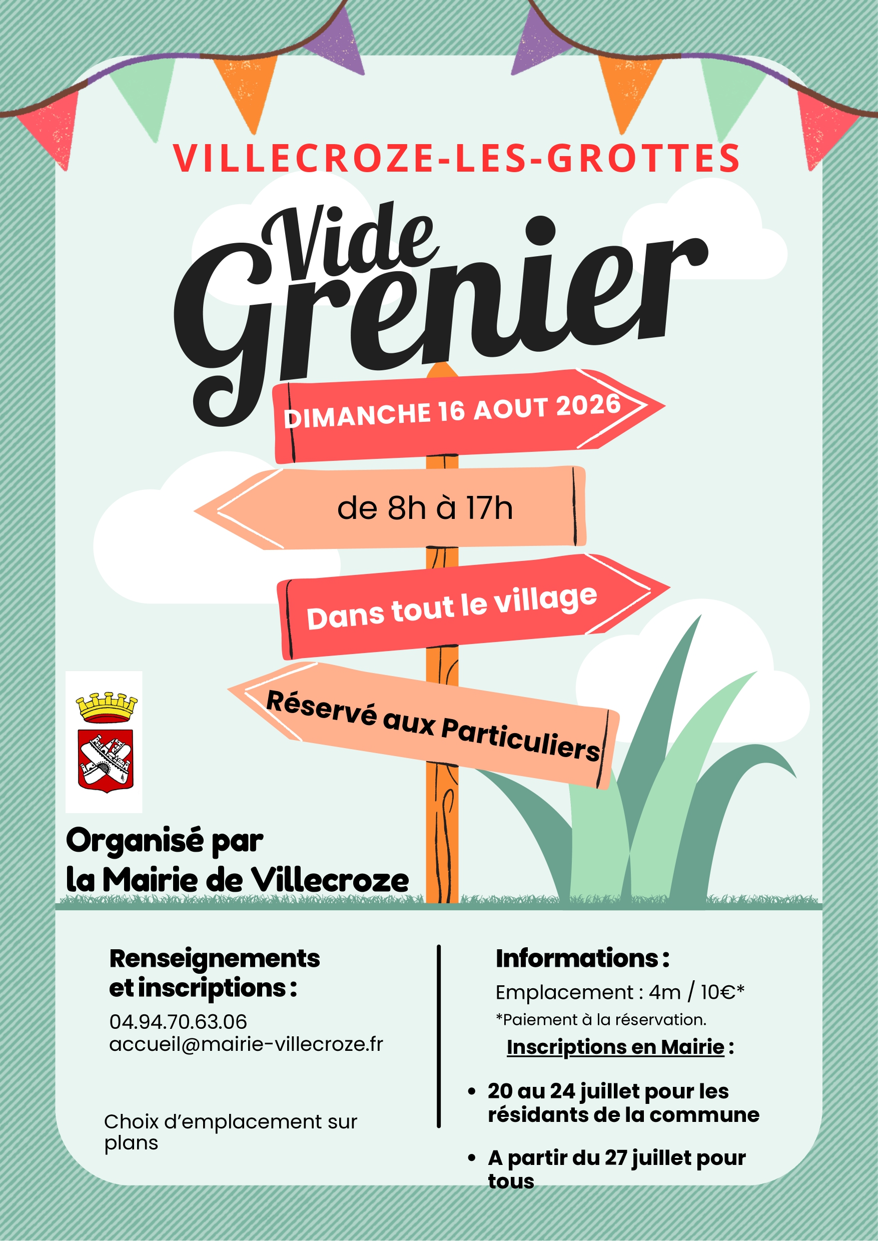 Vide grenier de Villecroze