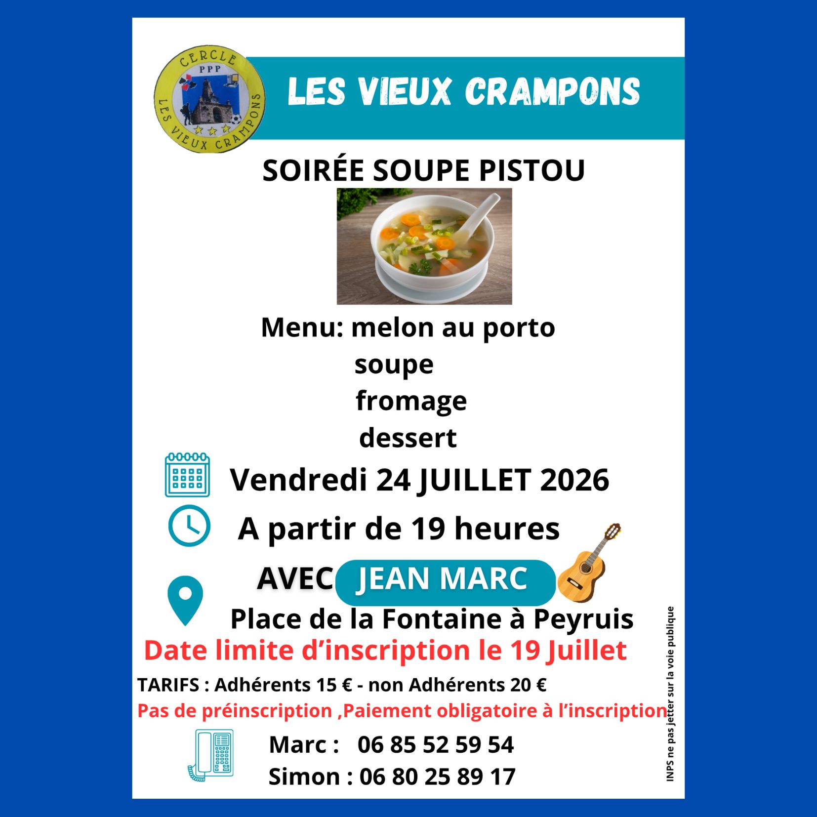 Soir�e soupe au pistou � Peyruis