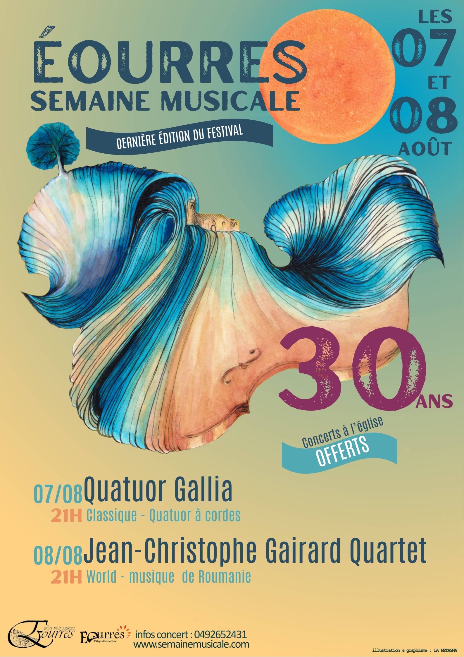 La semaine musicale d�Eourres : Jean-Christophe Gairard Quartet