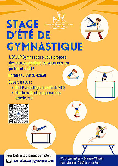 Stage d'�t� de gymnastique