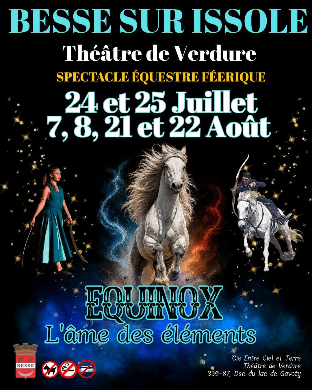 Spectacle �questre f�erique au Th��tre de Verdure