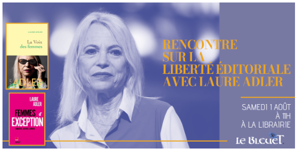 Rencontre sur la libert� �ditoriale avec Laure Adler au Bleuet