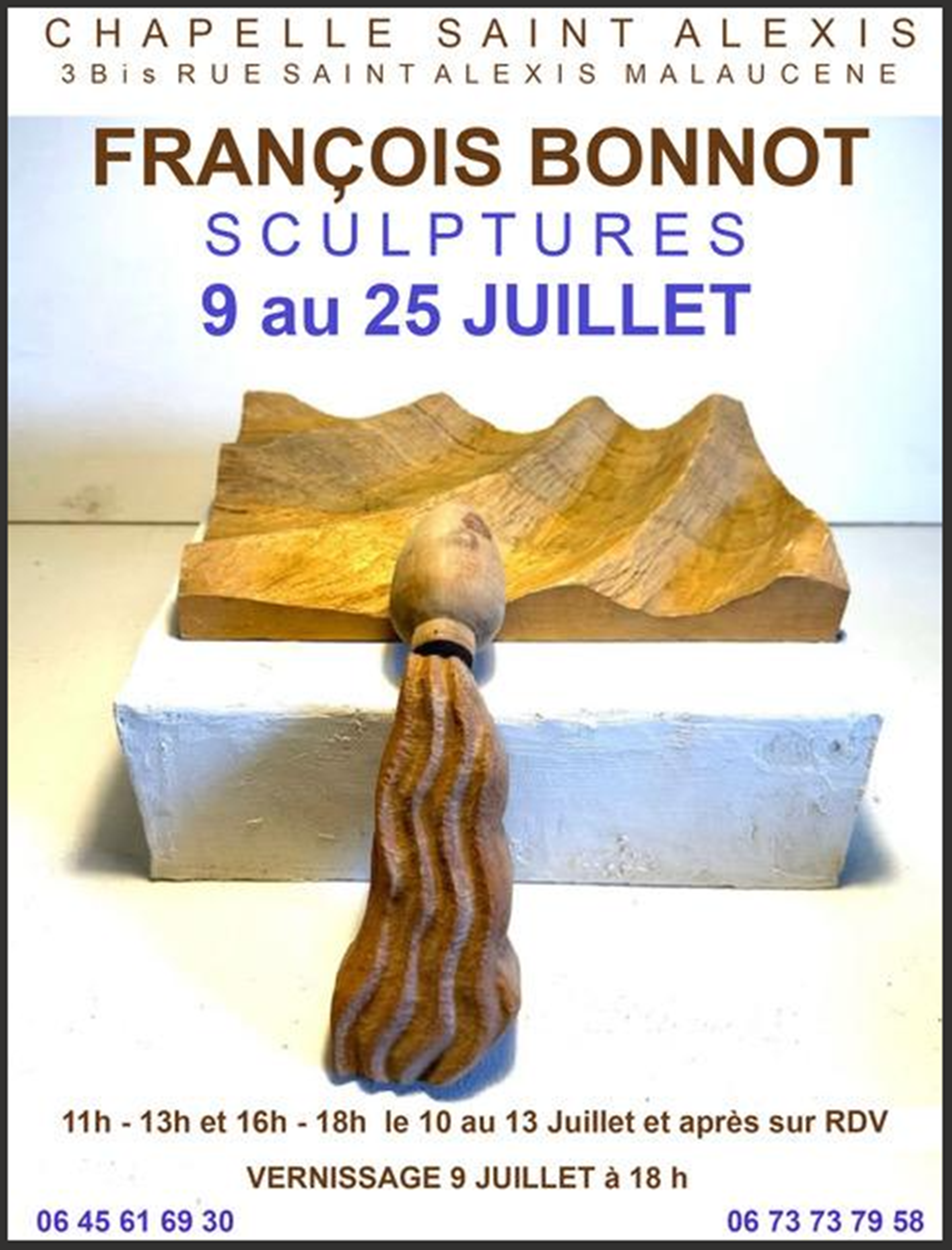 Exposition des sculptures de Fran�ois Bonnot