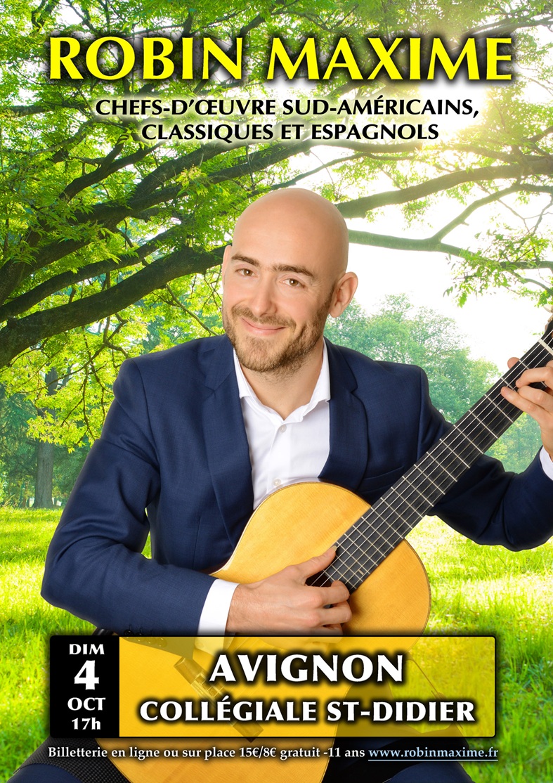 Robin Maxime en concert - Chefs-d��uvre classiques, espagnols et sud-am�ricains