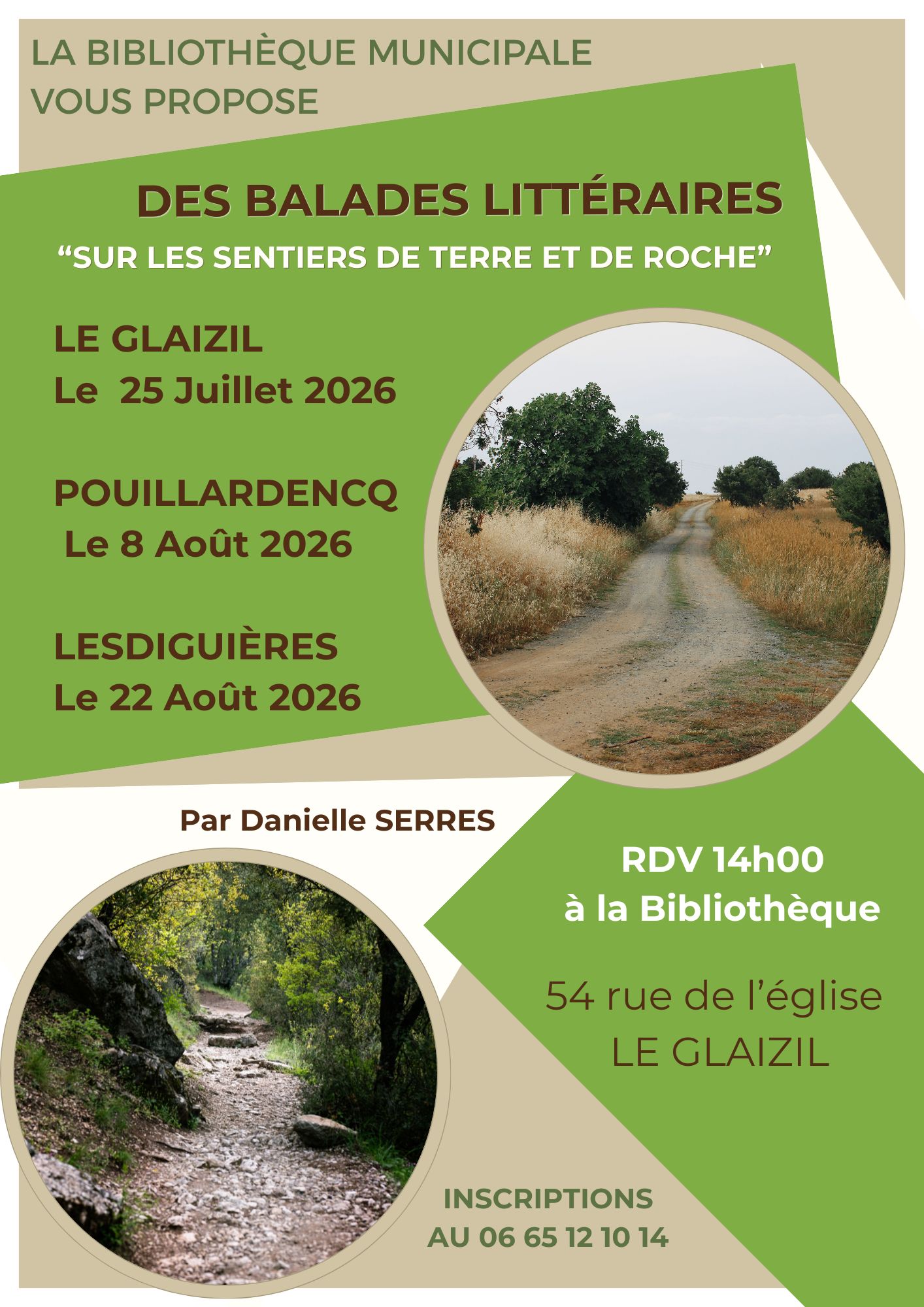 Balades Litt�raires - Sur les sentiers de Terre et de Roche