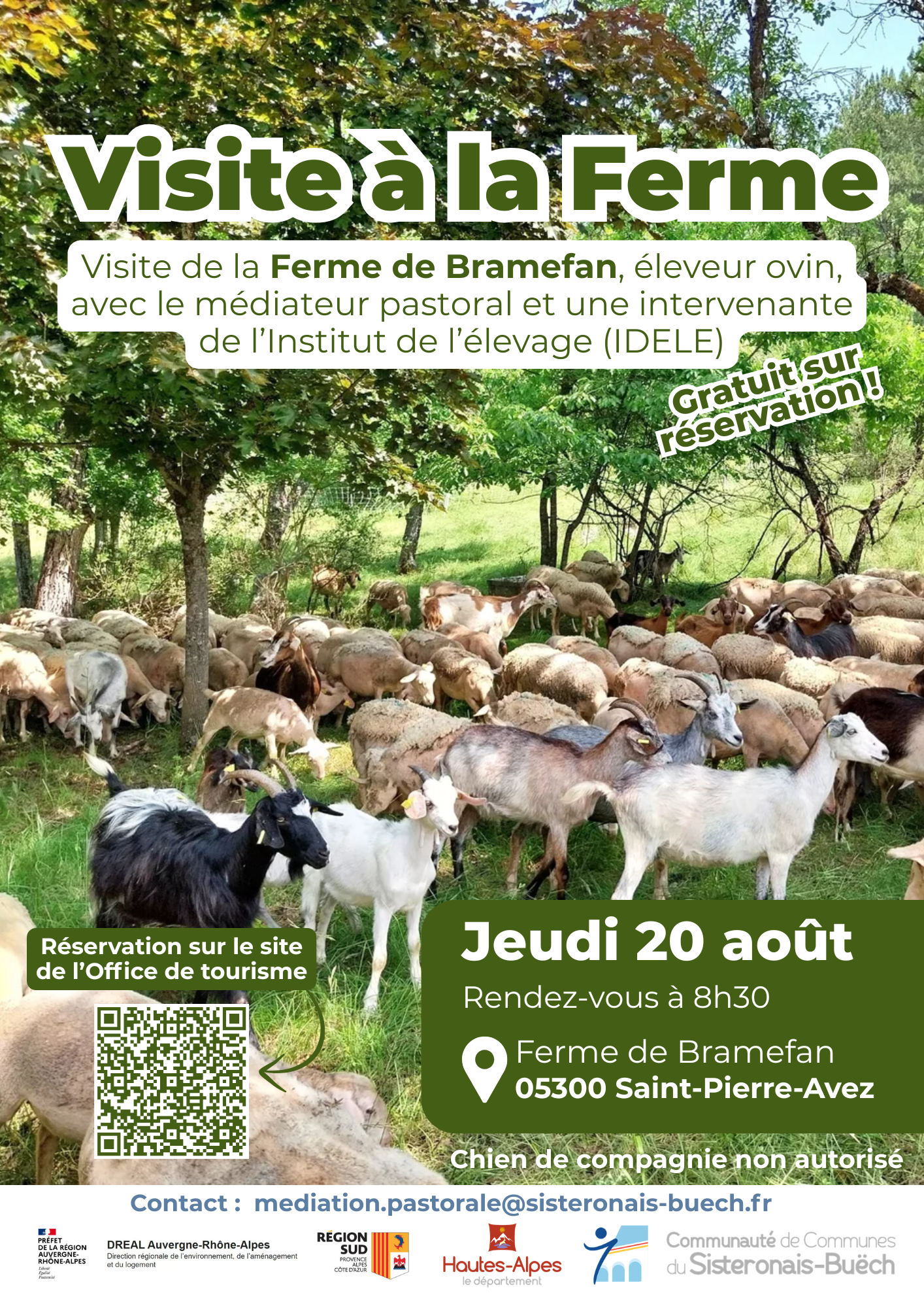 M�diation pastorale : visite de la ferme de Bramefan