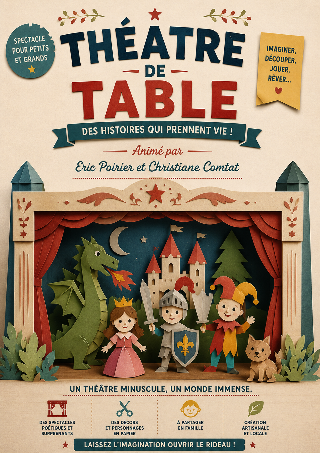 Spectacle/atelier - Le Th��tre de table