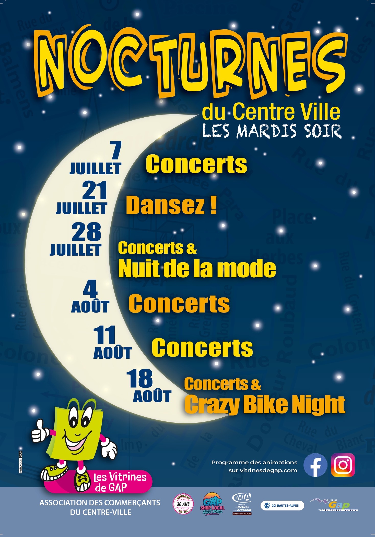 Les Nocturnes du Centre-Ville Nuit de la Danse