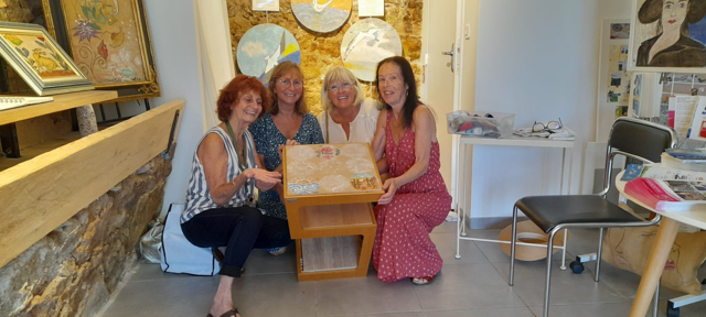 Espace Le Rayol - Atelier Peinture sur toile de jute
