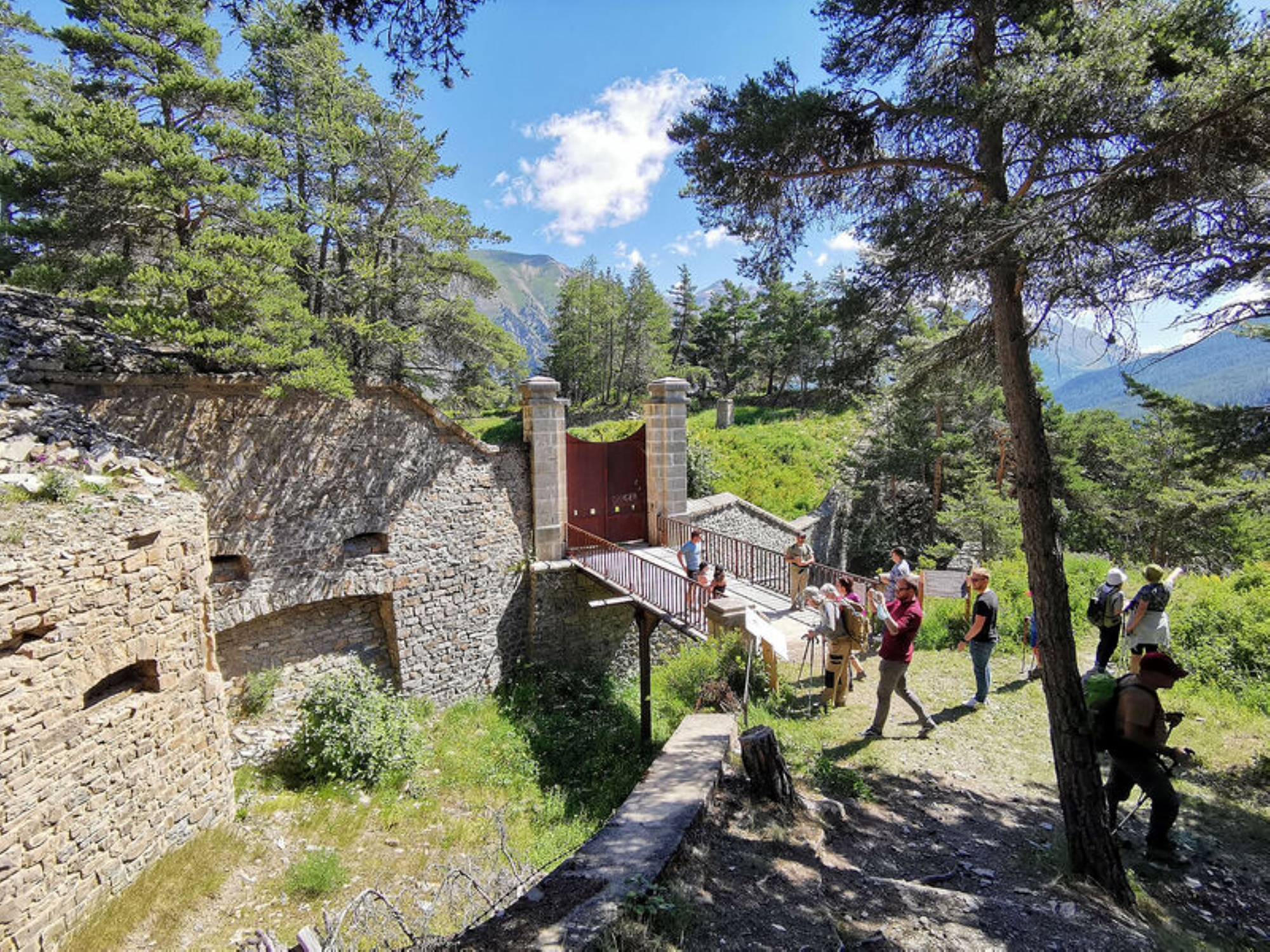 Visite de la Batterie des Caurres (fort de Tournoux) - Journ�es europ�ennes du patrimoine