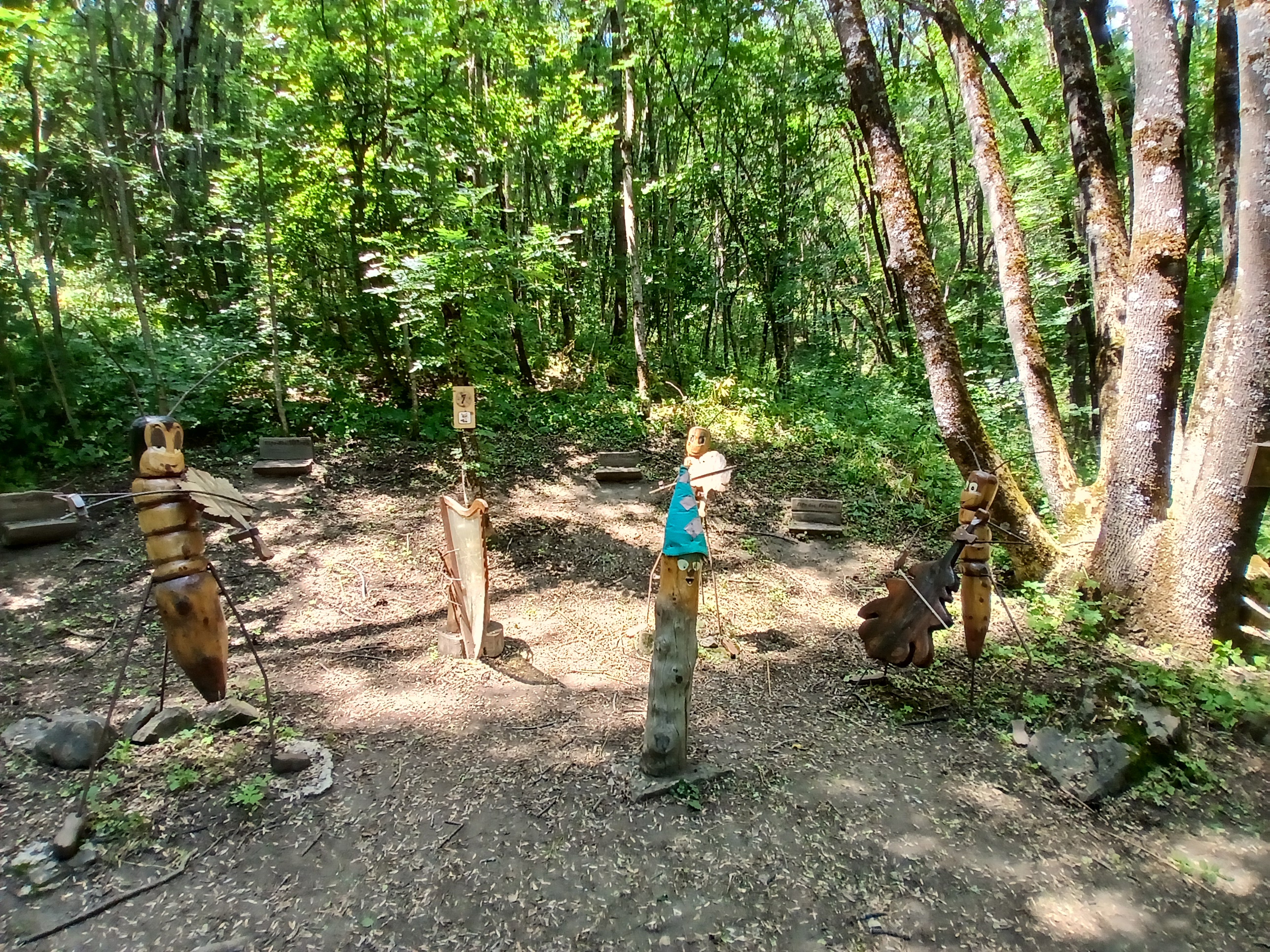 Conte jeunesse La for�t arc-en-ciel sur le sentier des lutins.