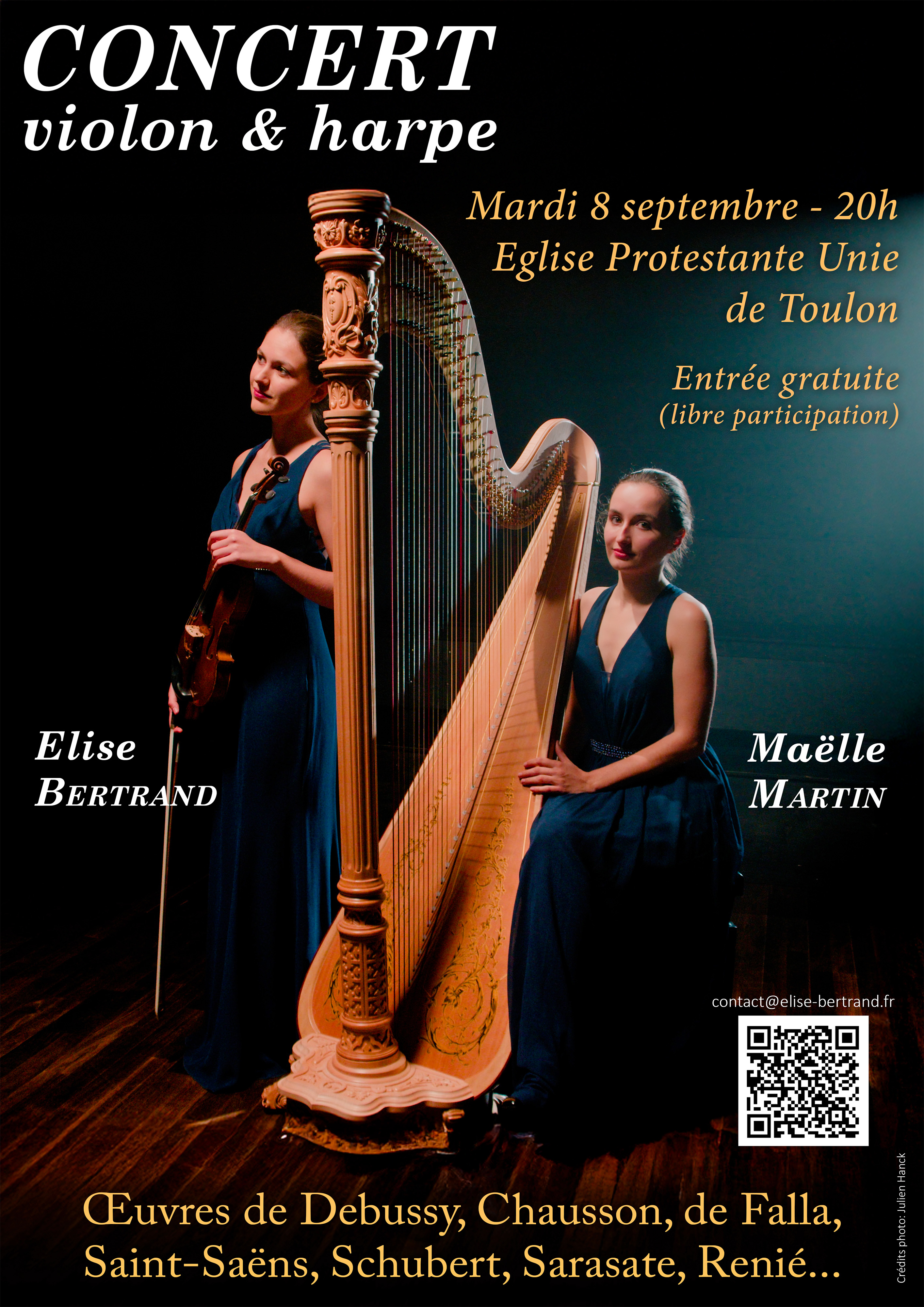 Concert - Duo violon & harpe