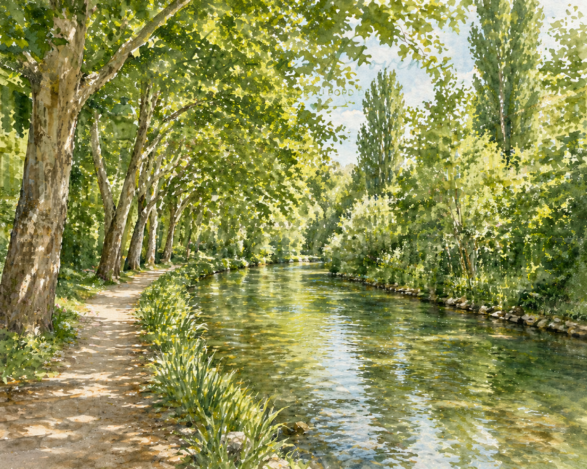 Balade bilingue au bord du cours d�eau de la promenade de l�Arc et de la biodiversit�