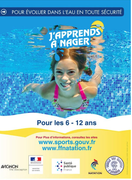 Stage J'apprends � nager