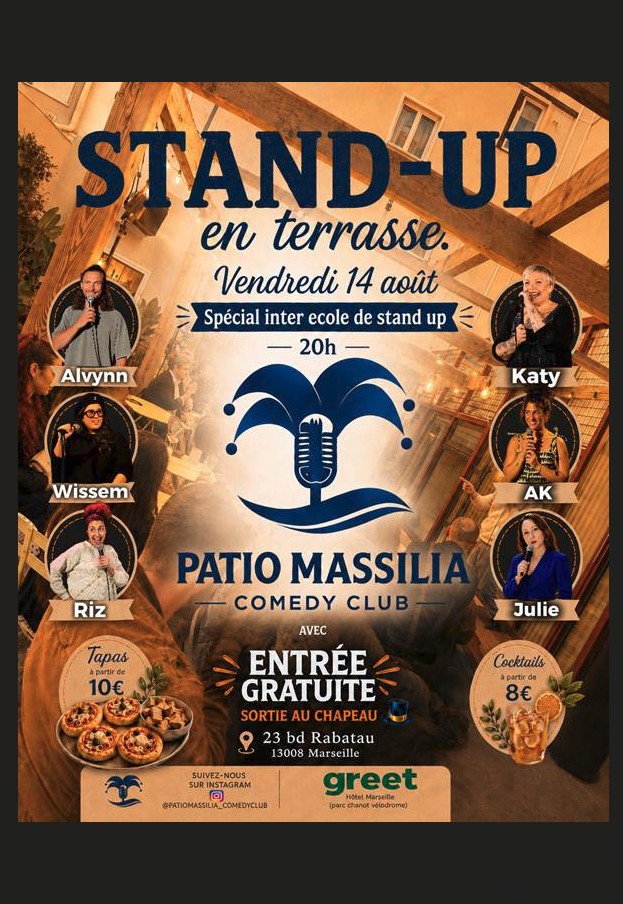Patio Massilia Comedy Club