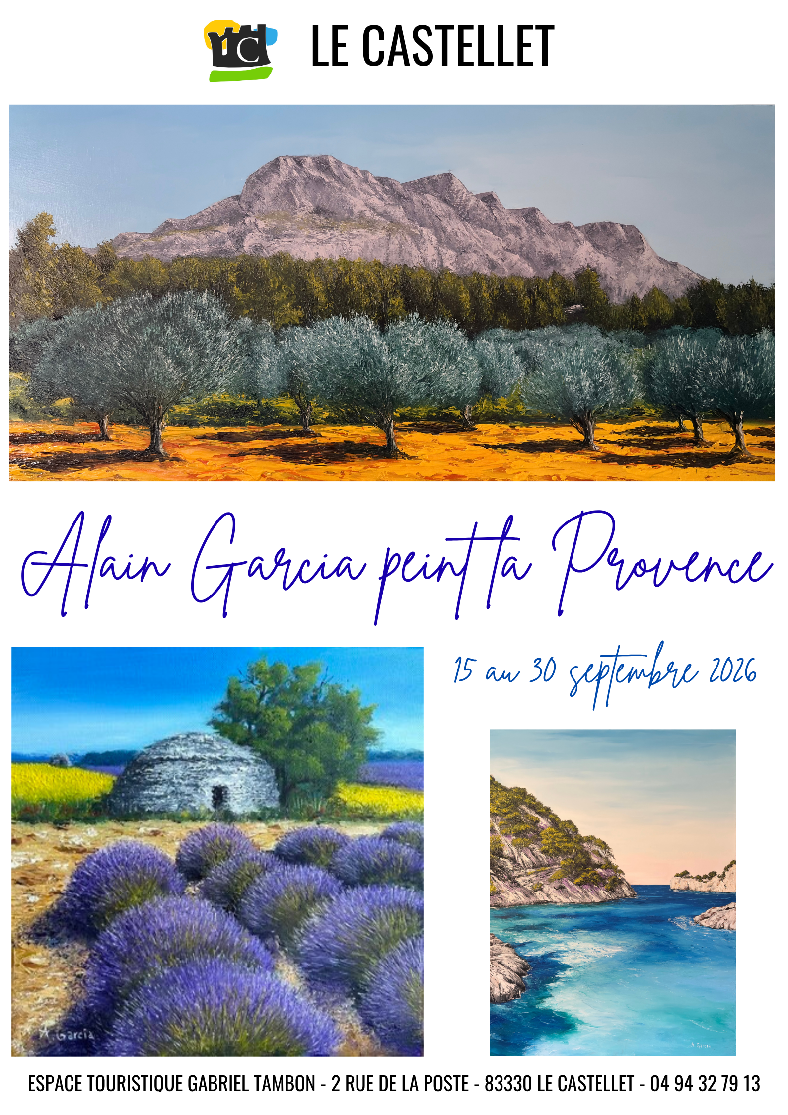 Alain Garcia peint la Provence