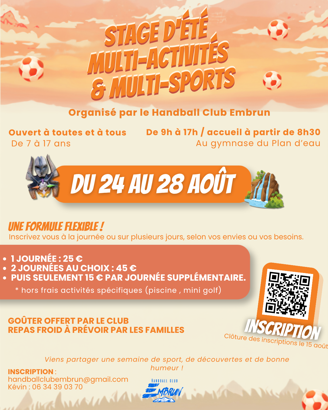 Stage multi-activit�s et multi-sports