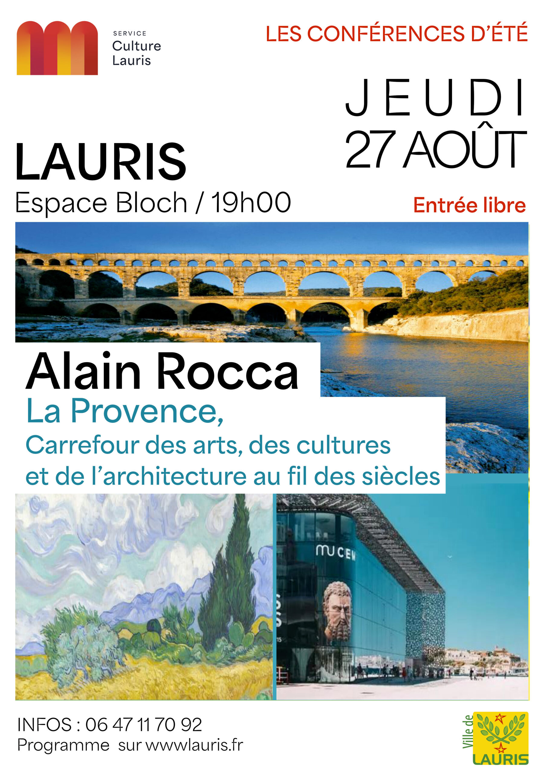 Conf�rence sur la Provence avec Alain Rocca