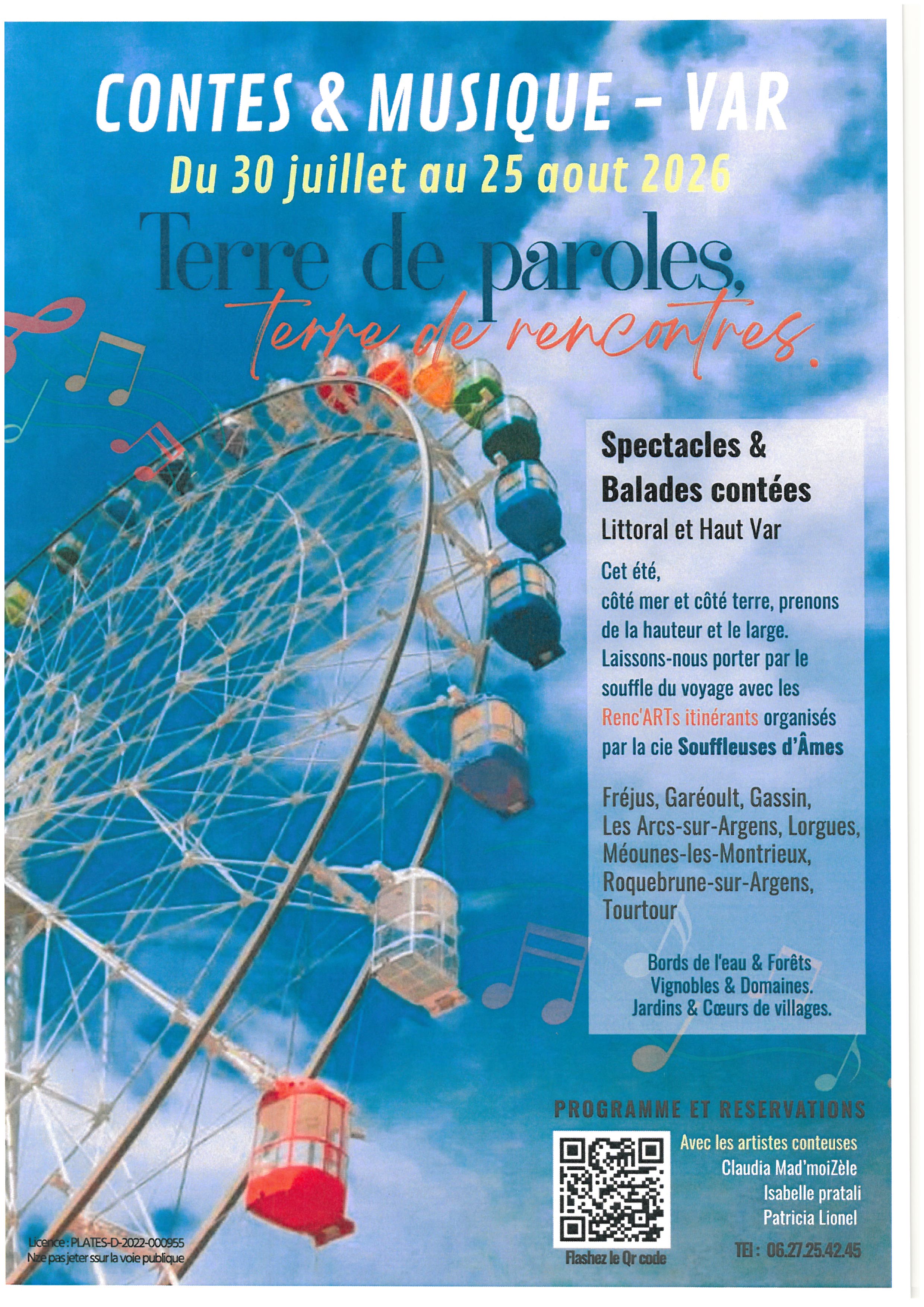 Contes et Musique- Terre de Paroles et Terre de Rencontres- Domaine d'Avalon