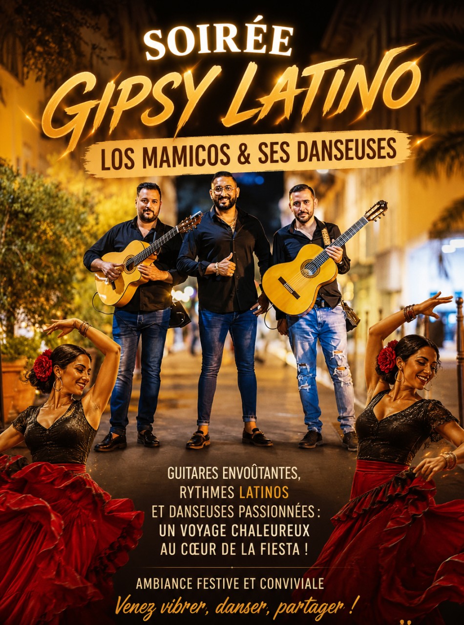 Concert  Gipsy latino : Los Mamicos & ses danseuses