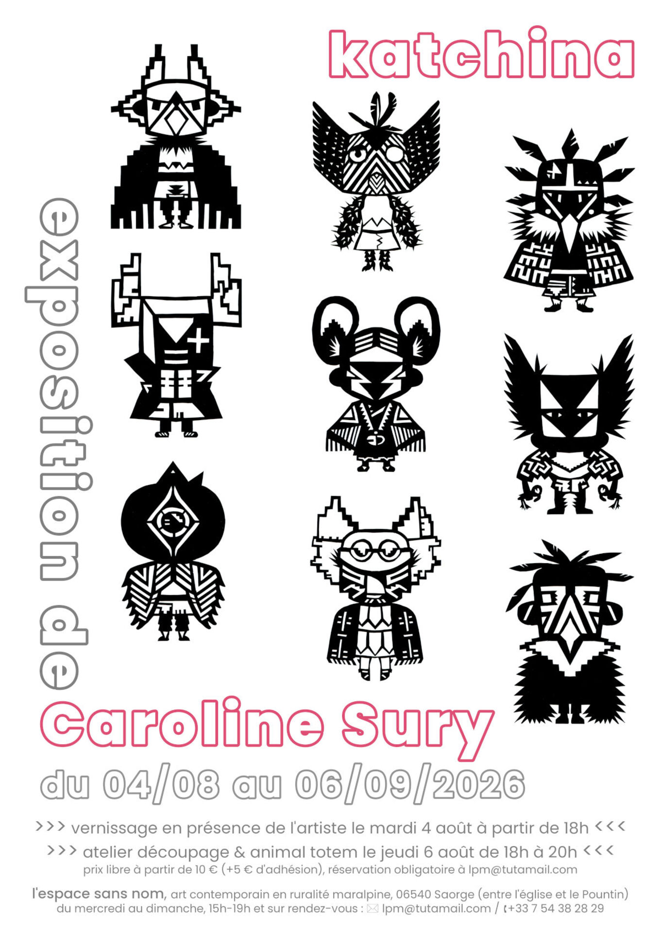 Exposition � l'espace sans nom : Caroline Sury