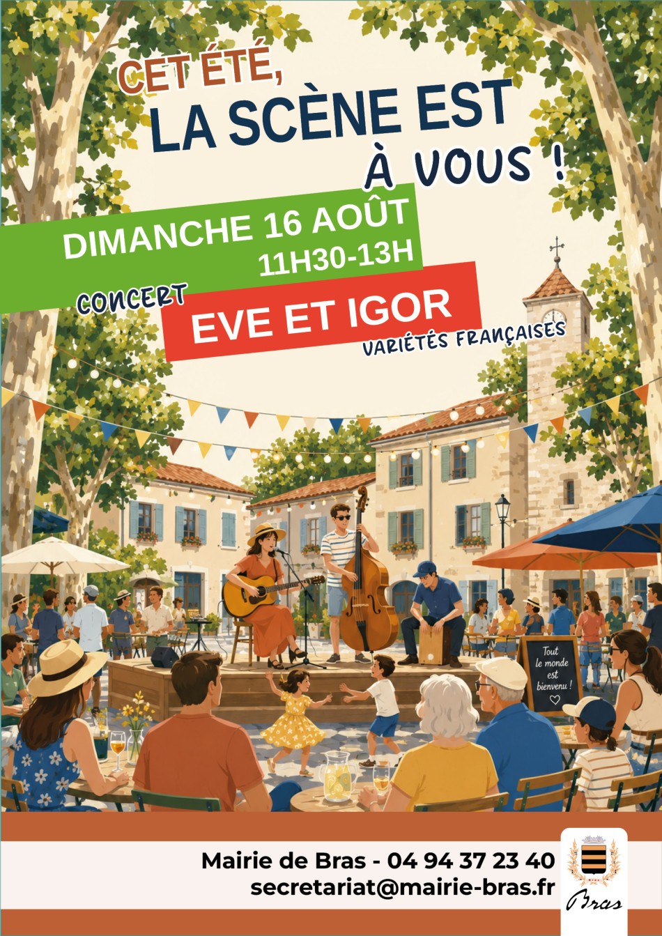 Concert : La sc�ne est � vous - Eve et Igor - vari�t�s Fran�aises