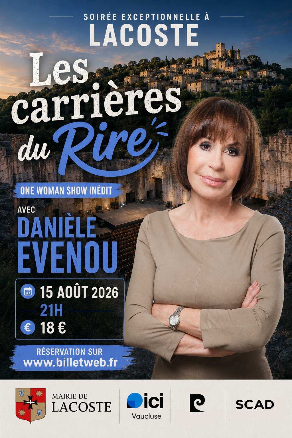Les carri�res du rire - Dani�le EVENOU