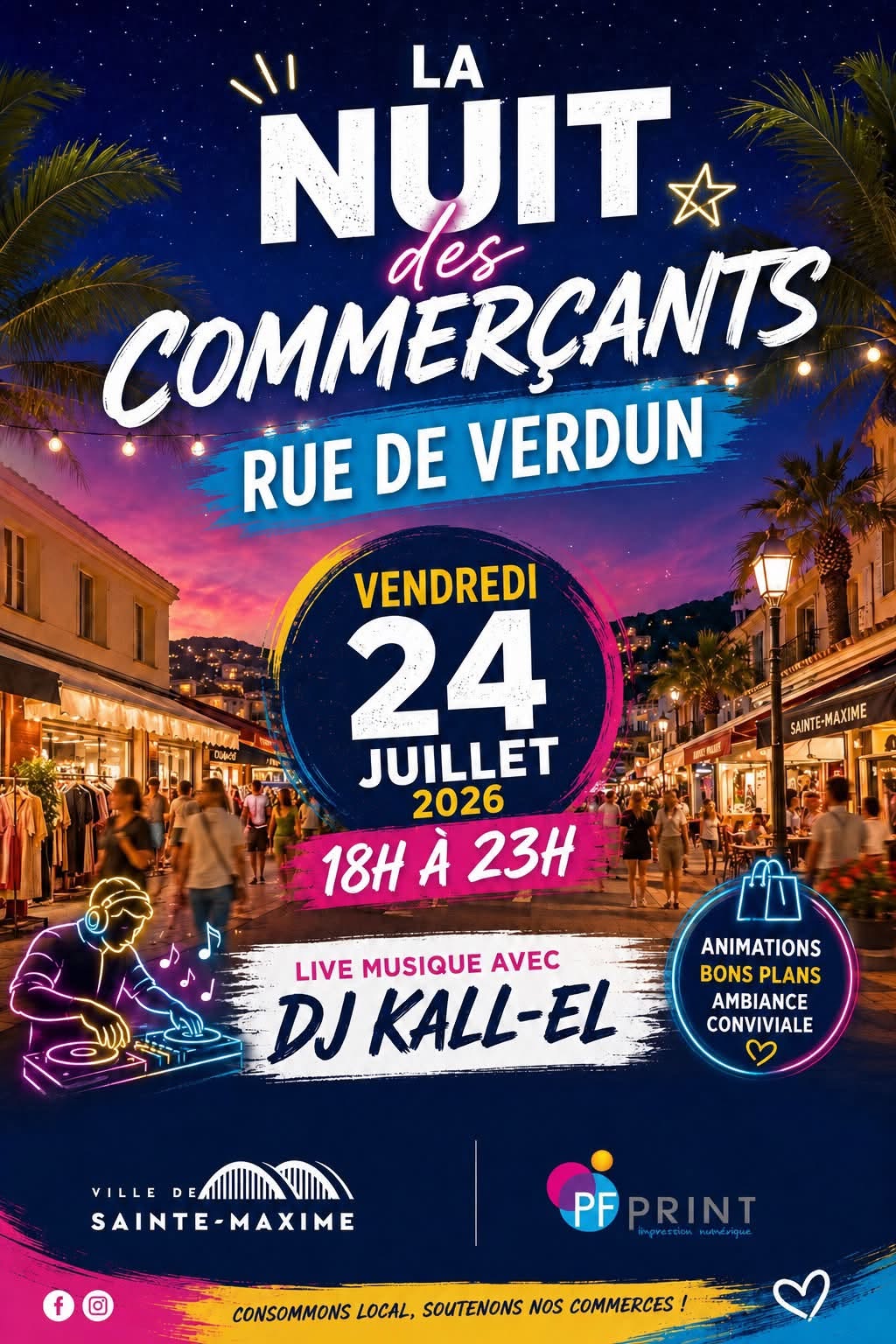 Nocturnes rue de Verdun