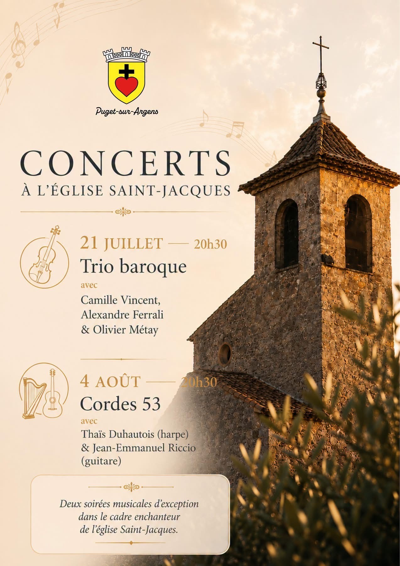 Concerts � l'�glise Saint-Jacques
