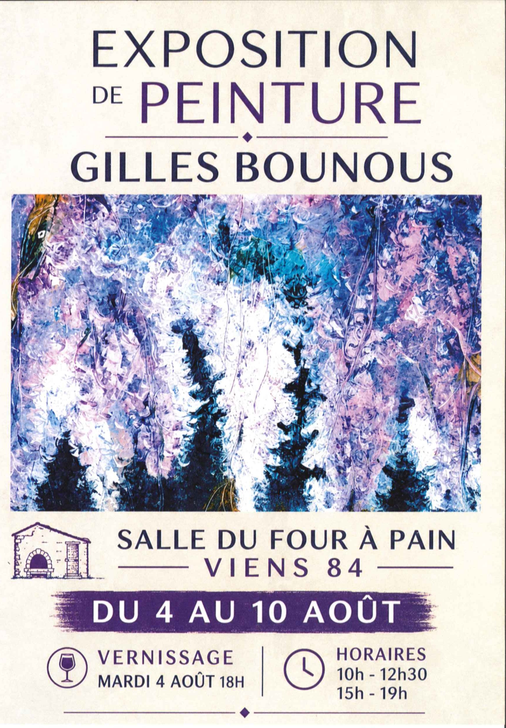 Exposition de peinture 