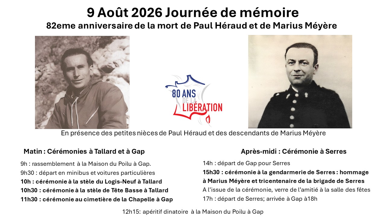 Journ�e de M�moire de la R�sistance Haut-Alpine