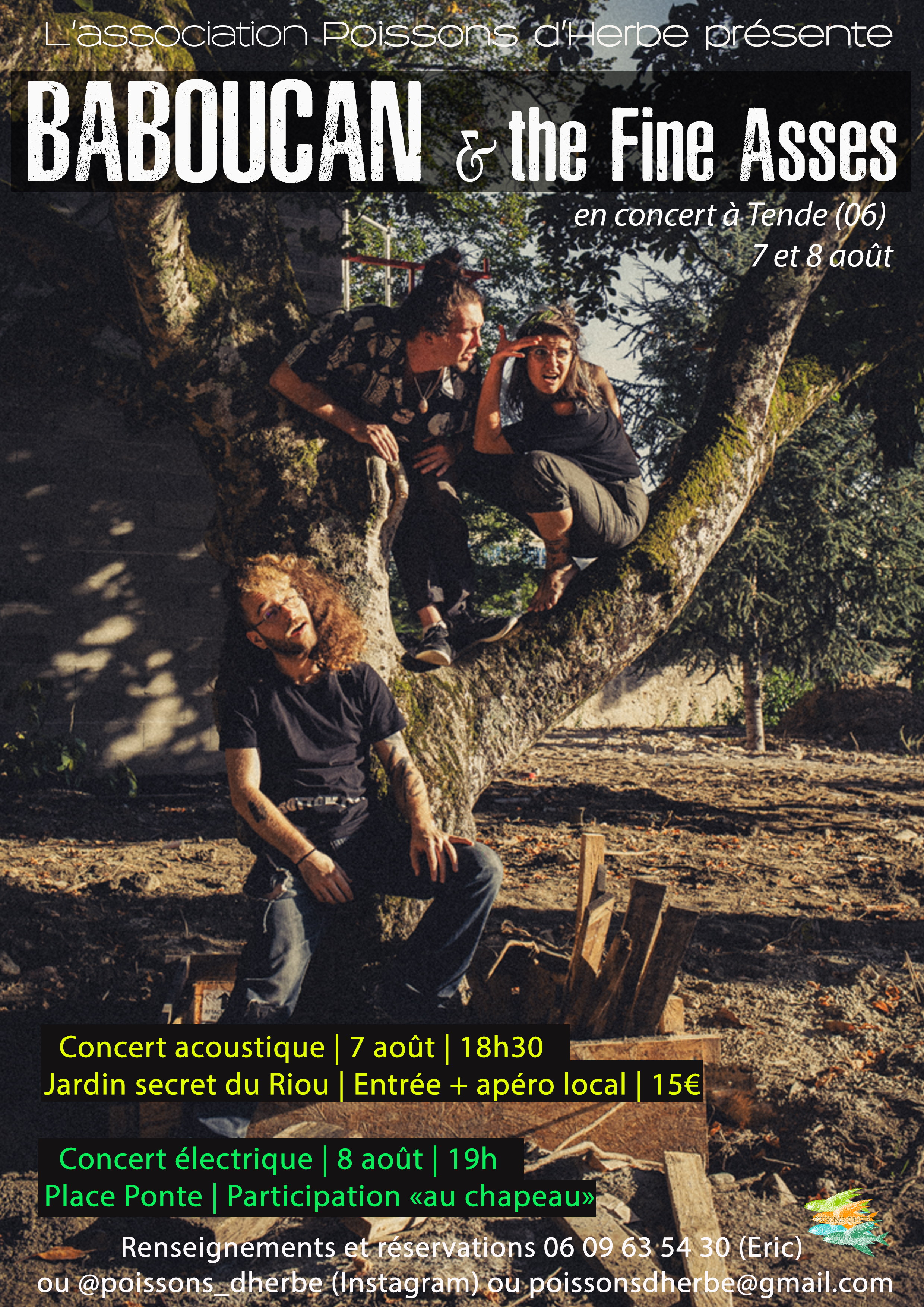 Concert de Baboucan & the Fine Asses